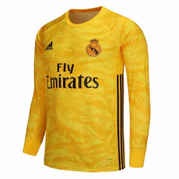 Maillot Football Real Madrid Domicile ML Gardien 2019-20 Jaune